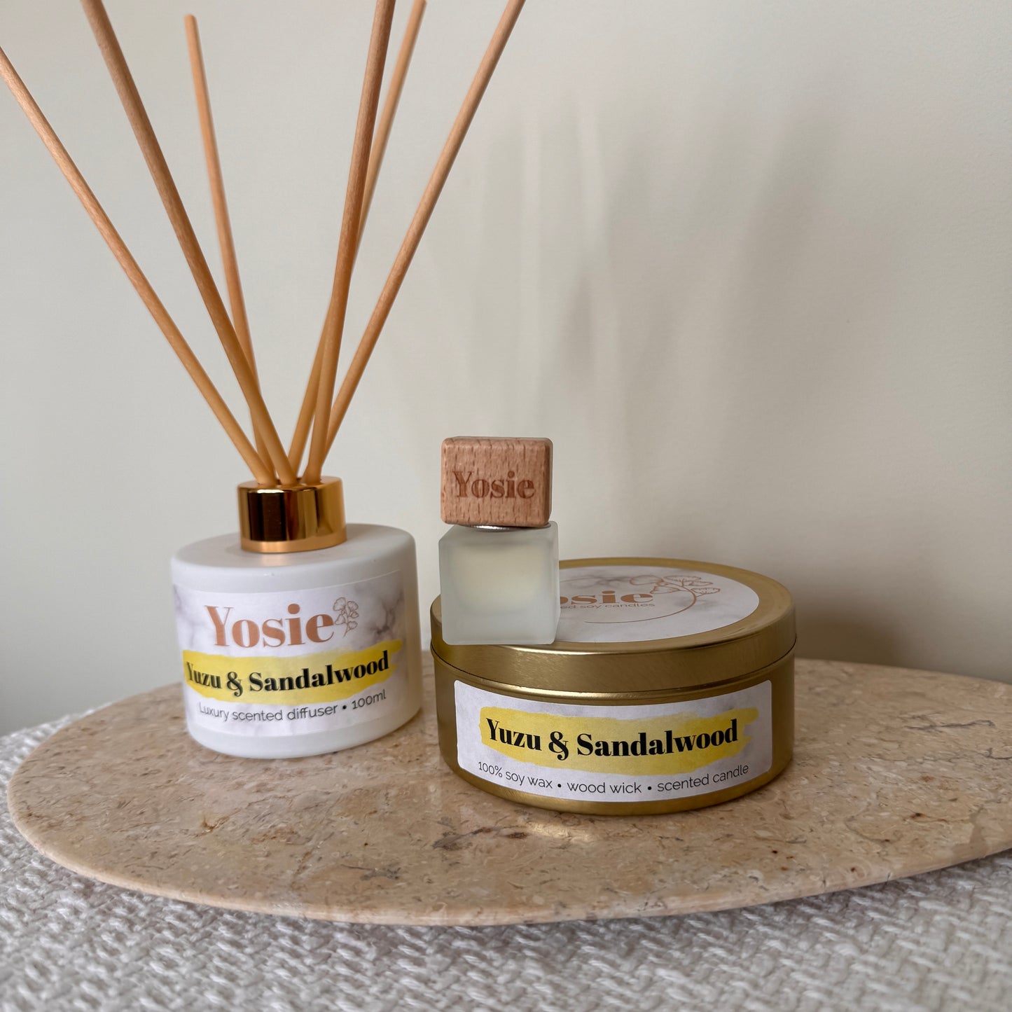 Auto parfum Yuzu & Sandalwood